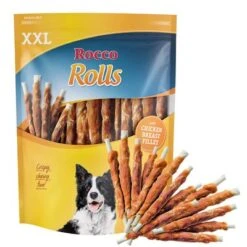 Rocco Rolls Chew Sticks - XXL Pack -Pet Supplies Store rocco rolls xxl chicken 1000x1000 snacks 3