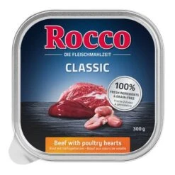 Rocco Classic Trays 9 X 300g -Pet Supplies Store rocco schalen classic gefl gelherzen 1000x1000 1