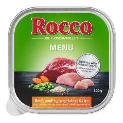 Rocco Menu Trays 9 X 300g 12 Rocco Menu Trays 9 X 300g -Pet Supplies Store rocco schalen menue gefluegel 1000x1000 1