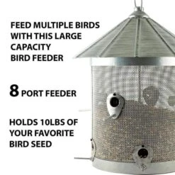 Rustic Farmhouse Mesh Silo Bird Feeder -Pet Supplies Store rustic farmhouse mesh silo bird feeder 25 01 50 00 feeders woodlink birdhousesandbaths 399