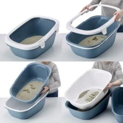Savic Simba Cat Litter Tray With Sieve -Pet Supplies Store savic katzentoilette simba mit sieb ret 01 0