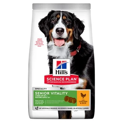 Hill's Science Plan Hill’s Science Plan Adult 6+ Senior Vitality Large Breed With Chicken 3 Hill's Science Plan Hill’s Science Plan Adult 6+ Senior Vitality Large Breed With Chicken