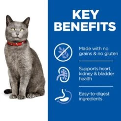 Hill's Science Plan Hill’s Science Plan Mature Adult 7+ No Grain With Chicken 13 Hill's Science Plan Hill’s Science Plan Mature Adult 7+ No Grain With Chicken -Pet Supplies Store sp no grain cat ma chicken key benefits 4