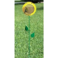 Sunflower Staked Bird Feeder -Pet Supplies Store sunflower staked bird feeder 00 01 25 feeders heritage farms birdhousesandbaths 964