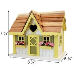 Sweetheart Cottage Bird House -Pet Supplies Store sweetheart cottage bird house 25 01 50 00 home bazaar birdhousesandbaths 746