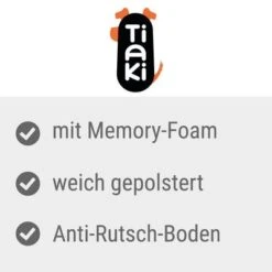 TIAKI Dog Mattress Memory Foam, Brown -Pet Supplies Store tiaki hundematratze memory foam braun usps 5 1