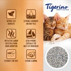 Tigerino Special Care / Performance Cat Litter - Multi-Cat -Pet Supplies Store tigerino boards benefits performance multicat en 1000x1000 4