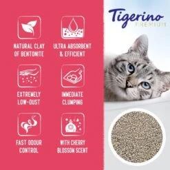 Tigerino Canada / Premium Cat Litter – Limited Edition Cherry Blossom Scented 7 Tigerino Canada / Premium Cat Litter – Limited Edition Cherry Blossom Scented -Pet Supplies Store tigerino boards benefits premium cherry en 1000x1000 6
