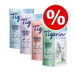 Tigerino Crystals Cat Litter Mixed Trial Pack