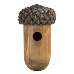 ESSCHERT DESIGN Wooden Acorn Bird House