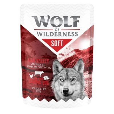 Wolf Of Wilderness Adult "Soft" Pouches Mixed Pack 6 Wolf Of Wilderness Adult "Soft" Pouches Mixed Pack - Image 4