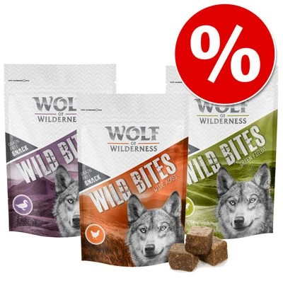 Wolf Of Wilderness Wild Bites Dog Snacks Mixed Pack 3 Wolf Of Wilderness Wild Bites Dog Snacks Mixed Pack